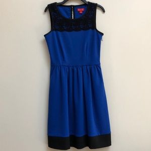 Blue and back Elle dress size 2